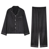 Ice Silk Double Elder Girl Pajama Set