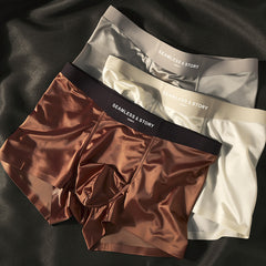 Satin Light Luxury Men's Ice Silk Underwear