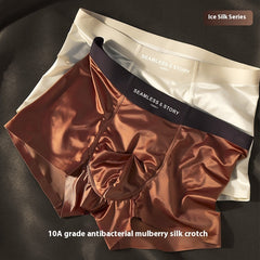 Satin Light Luxury Men's Ice Silk Underwear