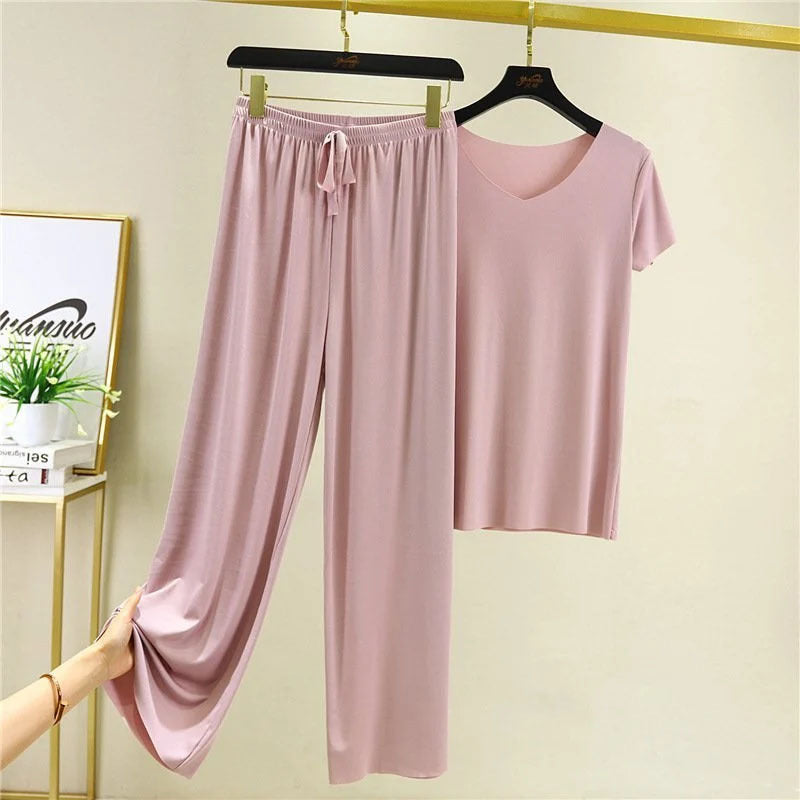 Women's Ice Silk Pajamas