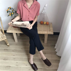 Retro gentle wind chiffon top