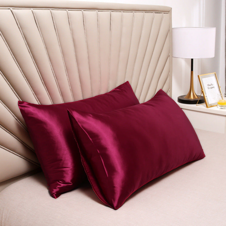 Bedding Washed Silk Pillowcase Single