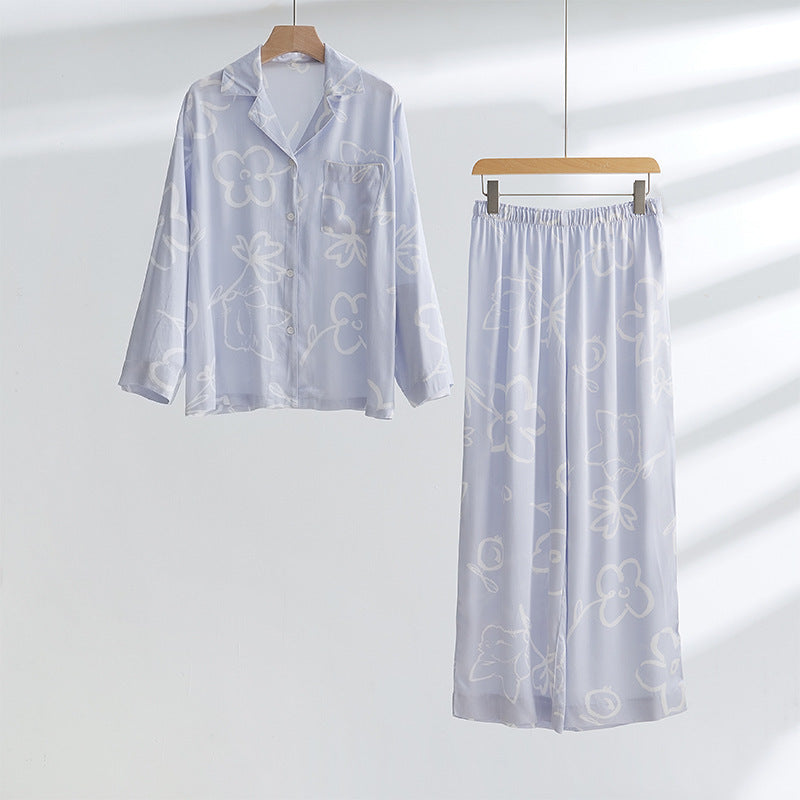 New Fantasy Rayon Satin Women's Pajamas