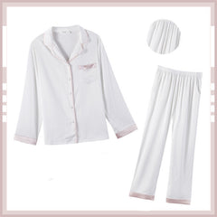 Ice Silk Pajamas Women Summer Short-sleeved Shorts Two-piece Suit