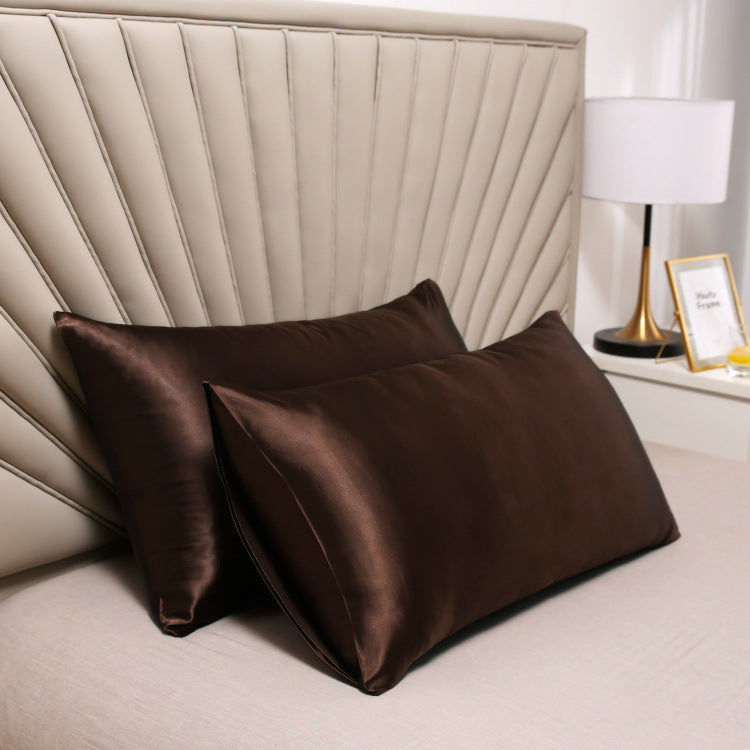 Bedding Washed Silk Pillowcase Single