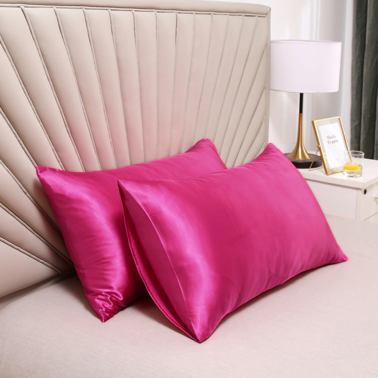 Bedding Washed Silk Pillowcase Single