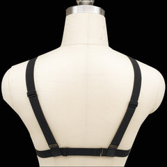 Pentagram Straps Lingerie Hollow Cross Rivets Beautiful Back