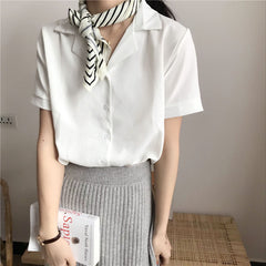 Retro gentle wind chiffon top