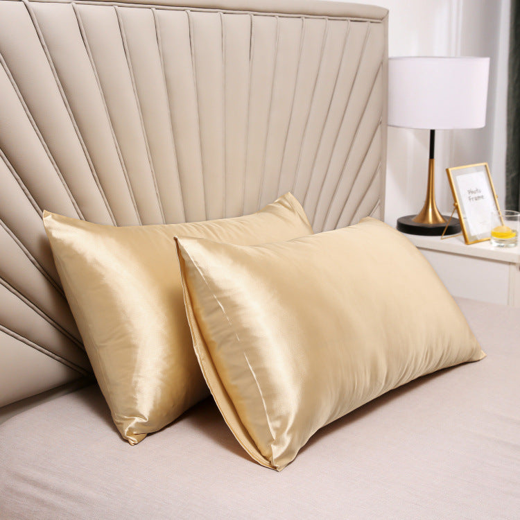 Bedding Washed Silk Pillowcase Single