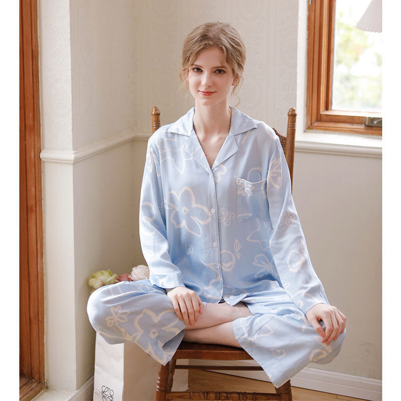 New Fantasy Rayon Satin Women's Pajamas