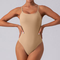 Slim Triangle Yoga Jumpsuit Women
